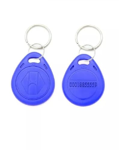 Waizmann.IDeaS® 5x BLAU RFID 125Khz Transponder KeyFob Token Chip Schlüsselanhänger Zutrittskontrolle von Waizmann.IDeaS