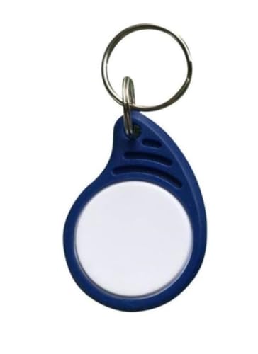 Waizmann.IDeaS® 5x BLAU-WEISS RFID 125Khz Transponder KeyFob Token Chip Schlüsselanhänger Zutrittskontrolle von Waizmann.IDeaS