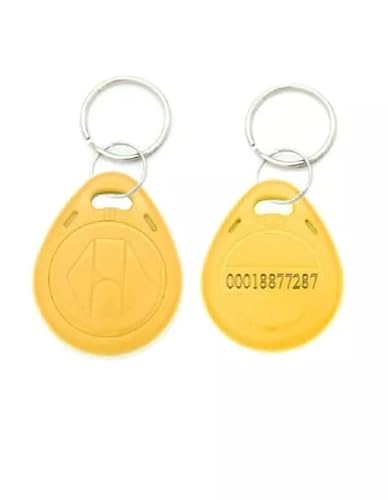 Waizmann.IDeaS® 5x GELB RFID 125Khz Transponder KeyFob Token Chip Schlüsselanhänger Zutrittskontrolle von Waizmann.IDeaS