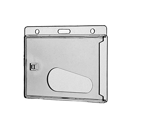 Waizmann.IDeaS® 5x HORIZONTAL Kartenhalter Ausweishülle Ausweishalter Hartplastik Polycarbonat Namensschild von Waizmann.IDeaS