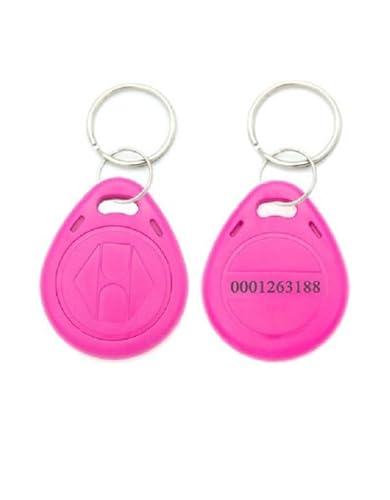 Waizmann.IDeaS® 5x PINK RFID 125Khz Transponder KeyFob Token Chip Schlüsselanhänger Zutrittskontrolle von Waizmann.IDeaS