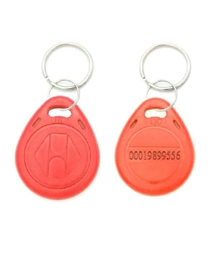 Waizmann.IDeaS® 5x ROT RFID 125Khz Transponder KeyFob Token Chip Schlüsselanhänger Zutrittskontrolle von Waizmann.IDeaS