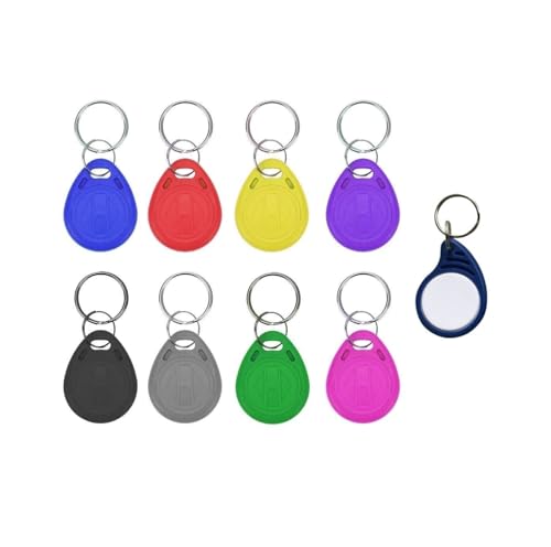 Waizmann.IDeaS® 9x Farben RFID 125Khz Transponder KeyFob Token Chip Schlüsselanhänger Zutrittskontrolle von Waizmann.IDeaS