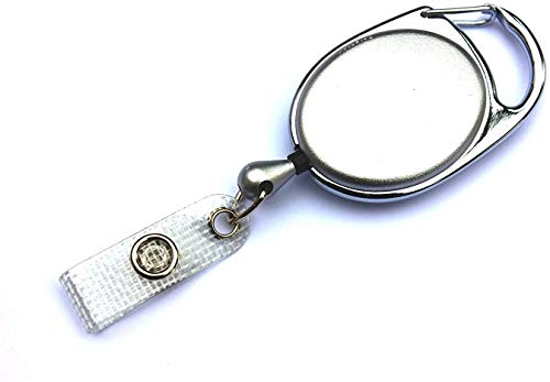Waizmann.IDeaS® 1x Ausweisjojo Jojo Zipper Ausweishalter Kartenhalter Schlaufenclip Aufrollmechanismus Schlüsselanhänger von Waizmann.IDeaS