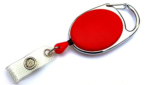 Waizmann.IDeaS® 1x Ausweisjojo Jojo Zipper Ausweishalter Kartenhalter Schlaufenclip Aufrollmechanismus Schlüsselanhänger von Waizmann.IDeaS