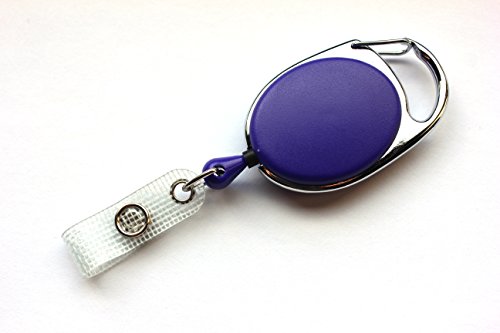 Waizmann.IDeaS® 1x Ausweisjojo Jojo Zipper Ausweishalter Kartenhalter Schlaufenclip Aufrollmechanismus Schlüsselanhänger von Waizmann.IDeaS