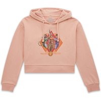 Wakanda Forever Nakia Okoye And Shuri Composition Frauen Cropped Hoodie - Dusty Pink - L von Original Hero