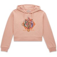 Wakanda Forever Nakia Okoye And Shuri Composition Frauen Cropped Hoodie - Dusty Pink - XS Wakanda Forever Nakia Okoye And Shuri Composition Frauen Cropped Hoodie - Dusty Pink - XS von Original Hero