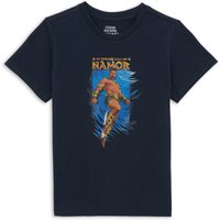 Wakanda Forever Namor Kinder T-Shirt - Navy - 11-12 Jahre von Wakanda Forever