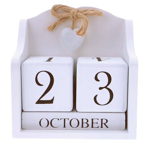 Wakauto Das Date Mit Dir Selbst Ewiger Kalender Date Mit Mir Selbst Ewiger Kalender Holz Kalender Dauerkalender Das Date Mit Dir Selbst Kalender Holz Perpetual Kalender mit Tagen Holz Kalenderblöcke von Wakauto
