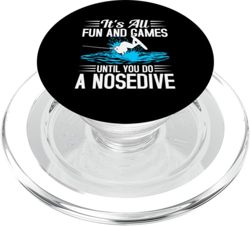Wakeboard-Fans machen Spaß Wakesurf Wakeboarder Wakeboarden PopSockets PopGrip für MagSafe von Wakeboarding Outfit for Wakesurfing Fans
