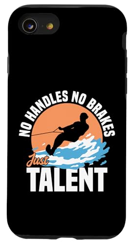 Wakeboardbrett Just Talent Wakeboarder Wakesurfbrett Hülle für iPhone SE (2020) / 7 / 8 von Wakeboarding Outfit for Wakesurfing Fans