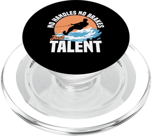 Wakeboardbrett Just Talent Wakeboarder Wakesurfbrett PopSockets PopGrip für MagSafe von Wakeboarding Outfit for Wakesurfing Fans