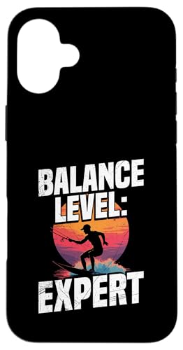 Wakeboarde Balance Level Wakeboarde Surf Wakeboard Hülle für iPhone 16 Plus von Wakeboarding Outfit for Wakesurfing Fans