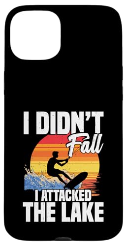 Wakeboarder I Didn´t Fall Wakesurf Board Wakesurfen Hülle für iPhone 15 Plus von Wakeboarding Outfit for Wakesurfing Fans