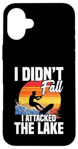 Wakeboarder I Didn´t Fall Wakesurf Board Wakesurfen Hülle für iPhone 16 Plus Wakeboarder I Didn´t Fall Wakesurf Board Wakesurfen Hülle für iPhone 16 Plus von Wakeboarding Outfit for Wakesurfing Fans