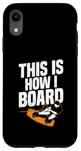 Wakesurfing This Is How I Board Wakeboarder Hülle für iPhone XR von Wakeboarding Outfit for Wakesurfing Fans