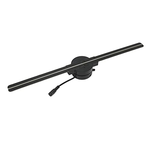 3D-Hologramm-Lüfter, 2000 X 224 Auflösung, Holografischer Lüfter, WiFi-Hologramm-Projektor, Einstellbare Winkelhelligkeit mit 224 LED-Lichtperlen für 10 Store Bar (EU-Stecker) von Wakects
