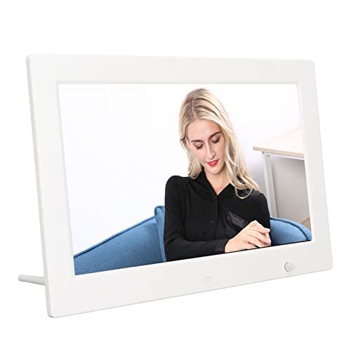 Wakects Digitaler Bilderrahmen 13 Zoll LED HD 1080P Digitaler Bilderrahmen mit Fernbedienung Halterung für Foto/Video/Musik/Kalender/Wecker, für Freunde/Familie/Senioren(EU) von Wakects
