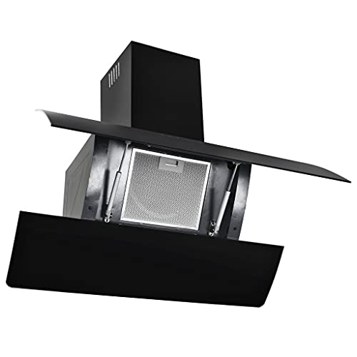 Wakects Dunstabzugshaube, Design mit LED-Lichtfilter Touch Control Küchenhaube im modernen Stil, geräuscharm, für die Wandmontage für die Küche von Wakects