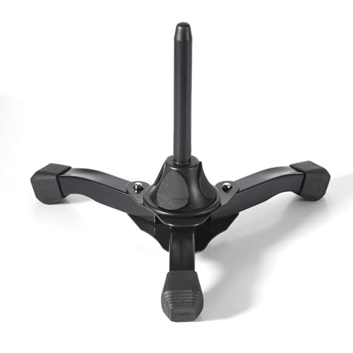 Wakects Flötenklarinettenständer, Faltbarer Flötenständer, Leichte Oboe -Klarinette -Stativhalter für Windinstrumente (BLACK) von Wakects