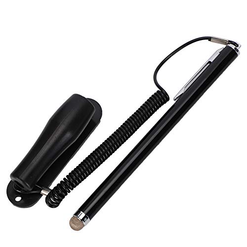 Wakects Kapazitiver Stylus Pen, Universeller Metall Touchscreen Pen Aktiver Stylus Hohe Empfindlichkeit mit Silikonspitze für Tablets Schwarz Wakects Kapazitiver Stylus Pen, Universeller Metall Touchscreen Pen Aktiver Stylus Hohe Empfindlichkeit mit Silikonspitze für Tablets Schwarz von Wakects