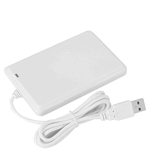 Wakects Smart Card Reader 0,2 s Kompatibel USB Berührungsloser Kartenleser 0-80 mm mit Statusanzeigelampe(125 kHz/ID-Karte,13,56 MHz/IC-Karte) (13,56 MHz IC-Karte) von Wakects