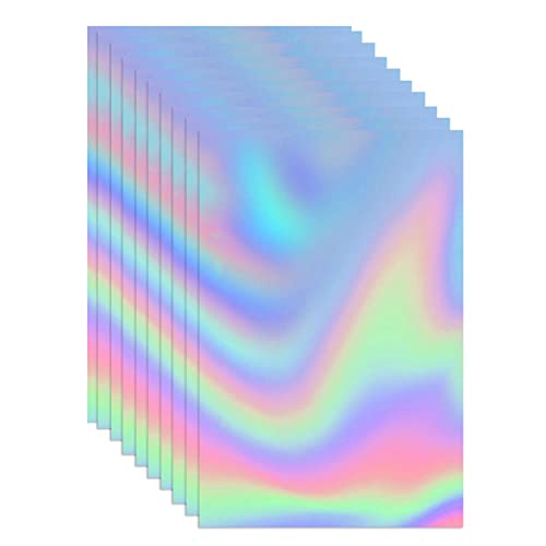 WakiHong 20 Stück Hologrammfolie Holographische Aufkleber Papier Holographische Vinyl Aufkleber Papier für Laser und Tintenstrahldrucker Drucker WakiHong 20 Stück Hologrammfolie Holographische Aufkleber Papier Holographische Vinyl Aufkleber Papier für Laser und Tintenstrahldrucker Drucker von WakiHong