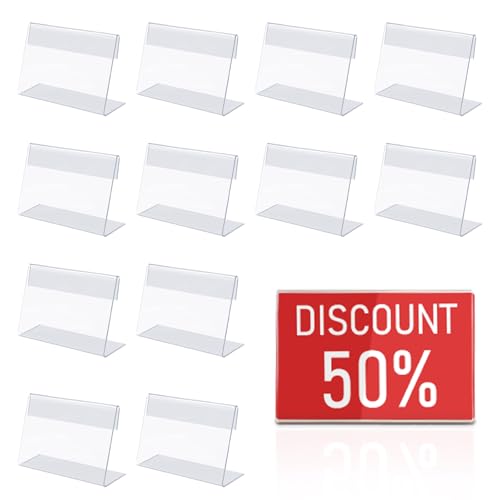 WakiHong 30 Stück Transparent Acryl Etikettenhalter Acryl Etikettenhalter 8x5 cm Transparenter Vertical Acryl Etikettenhalter für Büro Geschäft Supermarkt Werbeaktionen Restaurant,Transparent WakiHong 30 Stück Transparent Acryl Etikettenhalter Acryl Etikettenhalter 8x5 cm Transparenter Vertical Acryl Etikettenhalter für Büro Geschäft Supermarkt Werbeaktionen Restaurant,Transparent von WakiHong