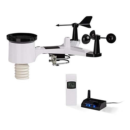 Waldbeck Halley Profi-Wetterstation - 6-in-1, 6 Messungen auf einen Blick, In- und Outdoor-Station, Wetterwarnungen, Live-Wetterdaten, punktgenaue Angaben, WiFi, App-kompatibel, schwarz Waldbeck Halley Profi-Wetterstation - 6-in-1, 6 Messungen auf einen Blick, In- und Outdoor-Station, Wetterwarnungen, Live-Wetterdaten, punktgenaue Angaben, WiFi, App-kompatibel, schwarz von Waldbeck