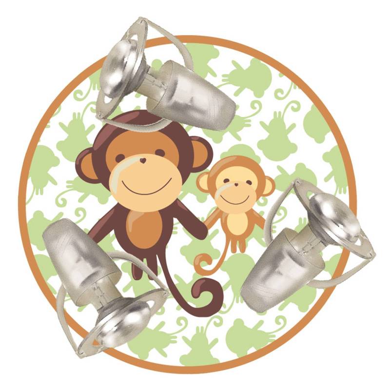 Deckenleuchte Affe mit drei Spots von Waldi-Leuchten GmbH