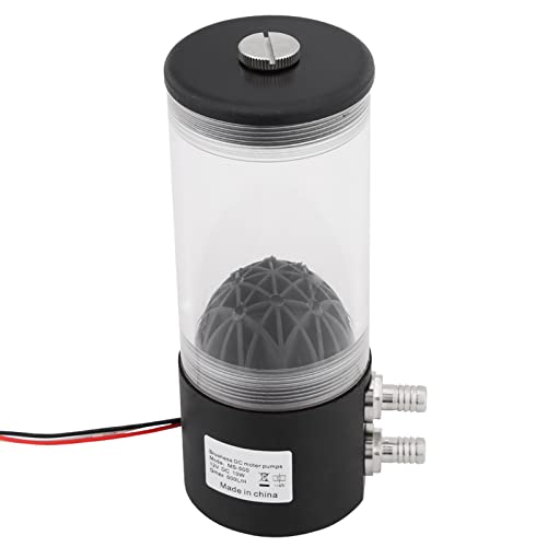 10W DC 12V Mute Water PC Wasserkühlung DC Pumpe, Wasserkühlung Tank Kit Wasserkühlungspumpe EK Wasserpumpe Kühlung CPU Wasserkühler Kühlpumpe Tank Wärmetauscher Mute von Walfront