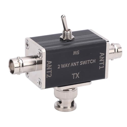 2-Wege-Antennenschalter, Breitband-DREI-Positions-Koax-Schalter für 0-50 MHz Antennenschalter mit BNC-Anschluss 100W Maximale Leistung, SO-239-Anschlüsse 2-Wege-Antennenschalter, Breitband-DREI-Positions-Koax-Schalter für 0-50 MHz Antennenschalter mit BNC-Anschluss 100W Maximale Leistung, SO-239-Anschlüsse von Walfront