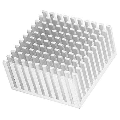 5 Stücke Alu Kühlkörper, Heatsink Kühlrippen Kühlers 40x20x40mm Kühler Fin Kühlkörper Modul für High Power LED Verstärker Transistor(Silber) von Walfront