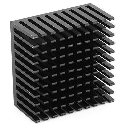 5 Stücke Aluminium Kühlkörper 40x20x40mm Kühler Fin Kühlkörper Modul für High Power LED Verstärker Transistor(Schwarz) von Walfront