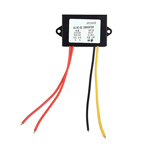 AC-DC-Netzteil-Konverter, AC 24 V auf DC 12 V 3 A Netzteil-Modul-Konverter, Regler für Auto-Audio-Motor, LED-Display von Walfront