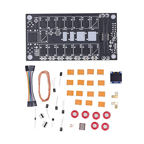 ATU-100 Antennentuner DIY Kits 1,8 MHz ~ 50 MHz OLED-Bildschirm Automatisches Tuning DIY Kit Tragbarer Antennentuner für die Kommunikation von Walfront