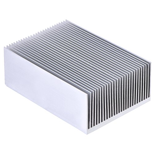 Aluminium Kühlkörper Kühlkörper Kühler Fin für High Power LED-Modul Verstärker Transistor Halbleiter Geräte mit 23 pcs Flossen 10 cm (L) X 6,9 cm (W) X 3,6 cm (H)/100 mm (L) X 69 mm (W) X 36 mm (H) von Walfront