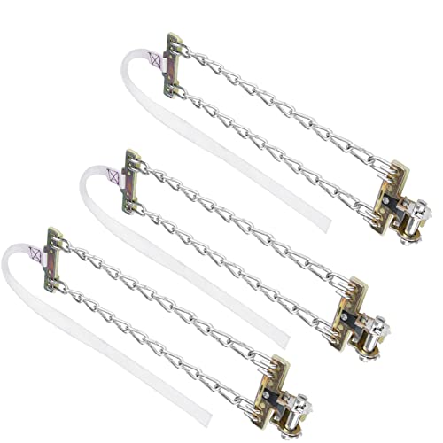 Anti -Reifen -Schneekette Traktionskette Ersatzzubehör Reiskette Stahl mit Niedrigem Anti Skid Design 3PCs für Leichte LKW und SUV Reifen aus Manganstahl (Große Größe (37,4 x 18,9 x 6,7 Zoll)) von Walfront