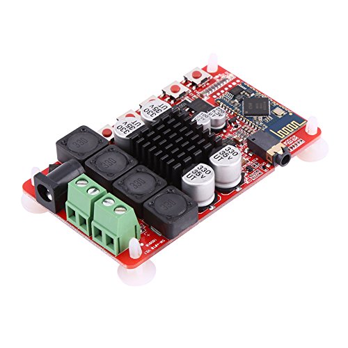 Bluetooth Amplifier Board TDA7492 Wireless Digital Stereo Verstärker Modul 50w x2 Audioempfänger Endverstärker Dual Channel AMP Board mit CSR8635 Bluetooth V4.0 Reveiver Mikrofon von Walfront