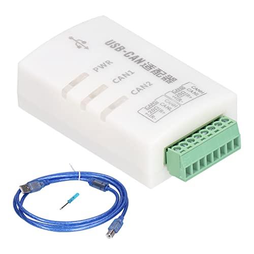 CAN Bus Analyzer 2-Kanal-USB-Adapter mit USB-Kabel CAN-Entwicklungstool für ZLG Trythink New Energy Software(2A) von Walfront
