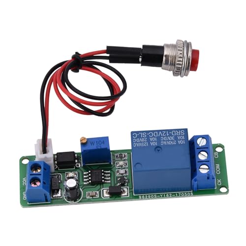DC 12V Digital Timer Delay Steuerungsschalter Zeit Control Relais Modul 1~10s Einstellbar von Eujgoov