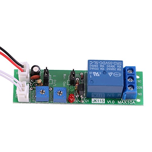 Walfront DC 5 V 12 V 24 V Zyklisches Timer-Modul, Relais Ein/Aus, Verzögerungs-Timer (DC5V, 0 – 24 Stunden) von Walfront