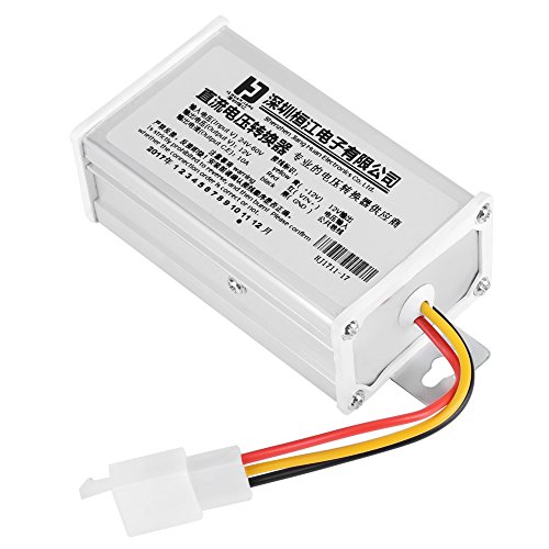 DC zu DC Buck Converter Schritt zurück Transformator Spannungsreduzierer Eingang 24V-60V Ausgang 12V -10 A / 120W Netzteil Regler für Elektrofahrzeug Golf Cart Club Auto Roller Bicylce von Walfront