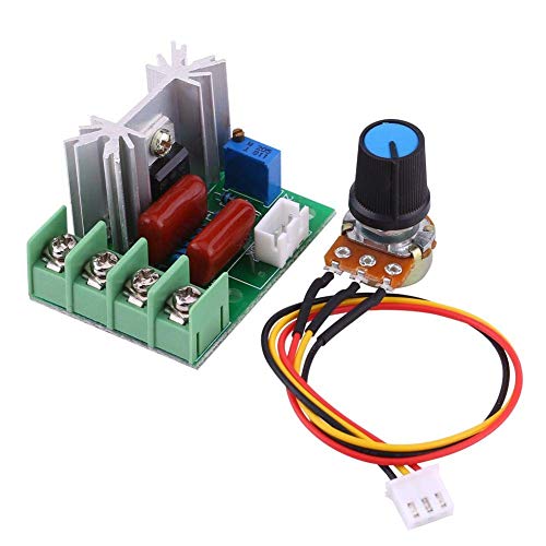 Drehzahlregler 2000w AC 50-220v SCR Spannungsregler Modul Ausgangsspannung Stabilisator Transformator Mit Schalter für Temperatur Motor Drehzahlregler Licht Dimmer von Walfront