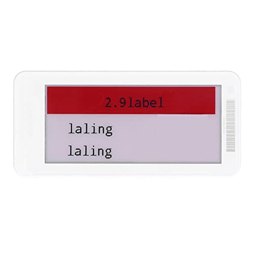 Elektronisches Preisschild, Bluetooth Verbindung Smart Etikettenhalter, ESL TFT-Bildschirm Merchandise Sign Display für Supermarkt Shop Preisschildhalter(schwarz weiß rot) von Walfront
