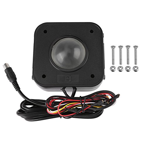 Eujgoov Beleuchteter 4.5cm Runder LED Trackball-Maus PS / 2 PWB-Verbindungsstück, Verdrahteter USB-Trackball für Säulengang von Walfront