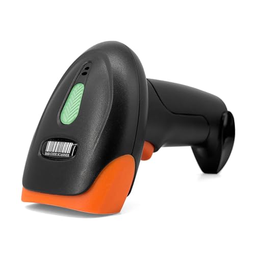 Handheld -Barcode -Scanner 1D 2D QR Book Scanner Handbuch Continuous Scanning USB -Kabelbalkenleser (USB & 2,4G Connect) von Walfront
