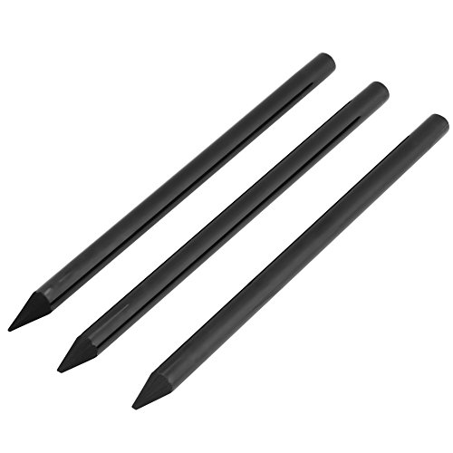 Holzkohle Bleistifte, Holzloser Bleistift, Kohlestifte zum Zeichnen schwarzer, Schule Zeichnen Skizzieren Malen Kunst Zeichenstifte Set (6 Stück) von Walfront