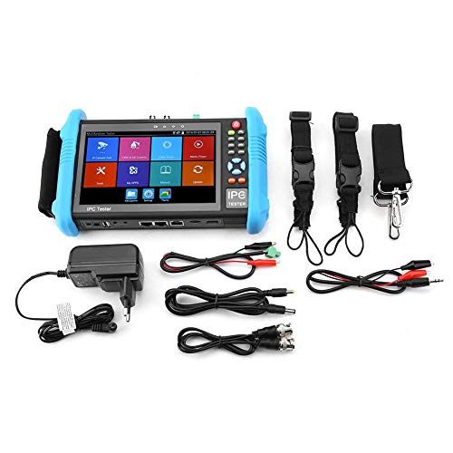 IP Kamera Tester, IPC-9800 Plus Serie 7 IP-CCTV Tester 4K H.265 TVI CVI AHD Analog AC 100-240V (EU Plug-IPC-9800ADHS Mehr) von Walfront